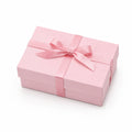 Geschenkbox 24 x 18 x 8 cm aus Karton Rosa mit Satinschleife