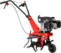 AL-KO Benzin-Motorhacke MH 360 Easy, 2.2 kW Motorleistung, 36 cm Arbeitsbreite, für Flächen bis 150 m², 4 Hackmesser, inkl. Transportrad, Rot-schwarz
