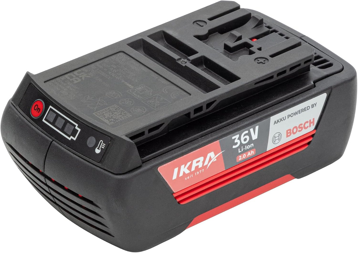 IKRA 36 Volt 2,0Ah Li-Ion Akku Ersatzakku Typ LI 28, Powered by Bosch