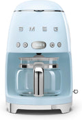 Smeg, 1050W, DCF02PBEU, Filter-Kaffeemaschine, Aroma und Autostart-Funktion, Glaskaraffe bis 12 Tassen, 2 Intensitätsniveaus, Warmhaltefunktion