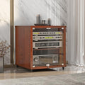 Moderner, robuster Stereo-Schrank, für Wohnzimmer und Aufnahmestudios, großer AV-Media-Ständer, Heimunterhaltungssystem-Möbel
