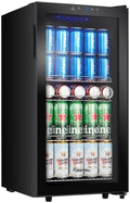 Kalamera Getränkekühlschrank, KRC-86GE, 3-18°C Kühlzone, Flaschenkühlschrank 86 Liter, 41 dB, Bierkühlschrank mit Touch-Bedienfeld