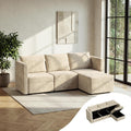 JUMMICO Modulares Sofa L-Form Ecksofa 215 cm breit