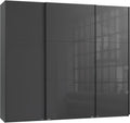 luma-Home 22032/ Schwebetürenschrank 3-türig, Glasfront in Anthrazit