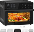 Heißluftfritteuse XXL 30L, 1800W, Heißluftofen mit LED-Touchscreen, Umluft, 21 Programme, 2 Kochmodi, 8h Timer, inkl. Rezeptbuch und 7 Zubehörteilen