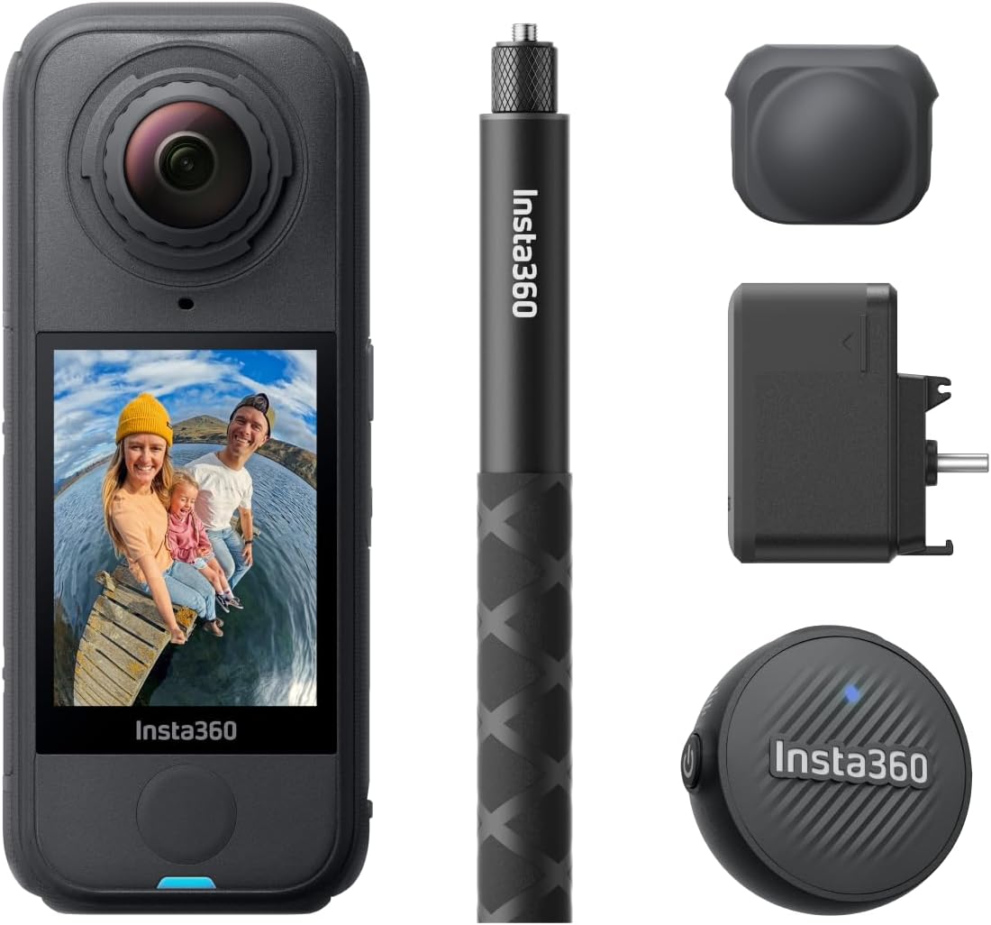 Insta360 X4 Air Creator-Bundle, 165 g leichte 8K 360 Actionkamera