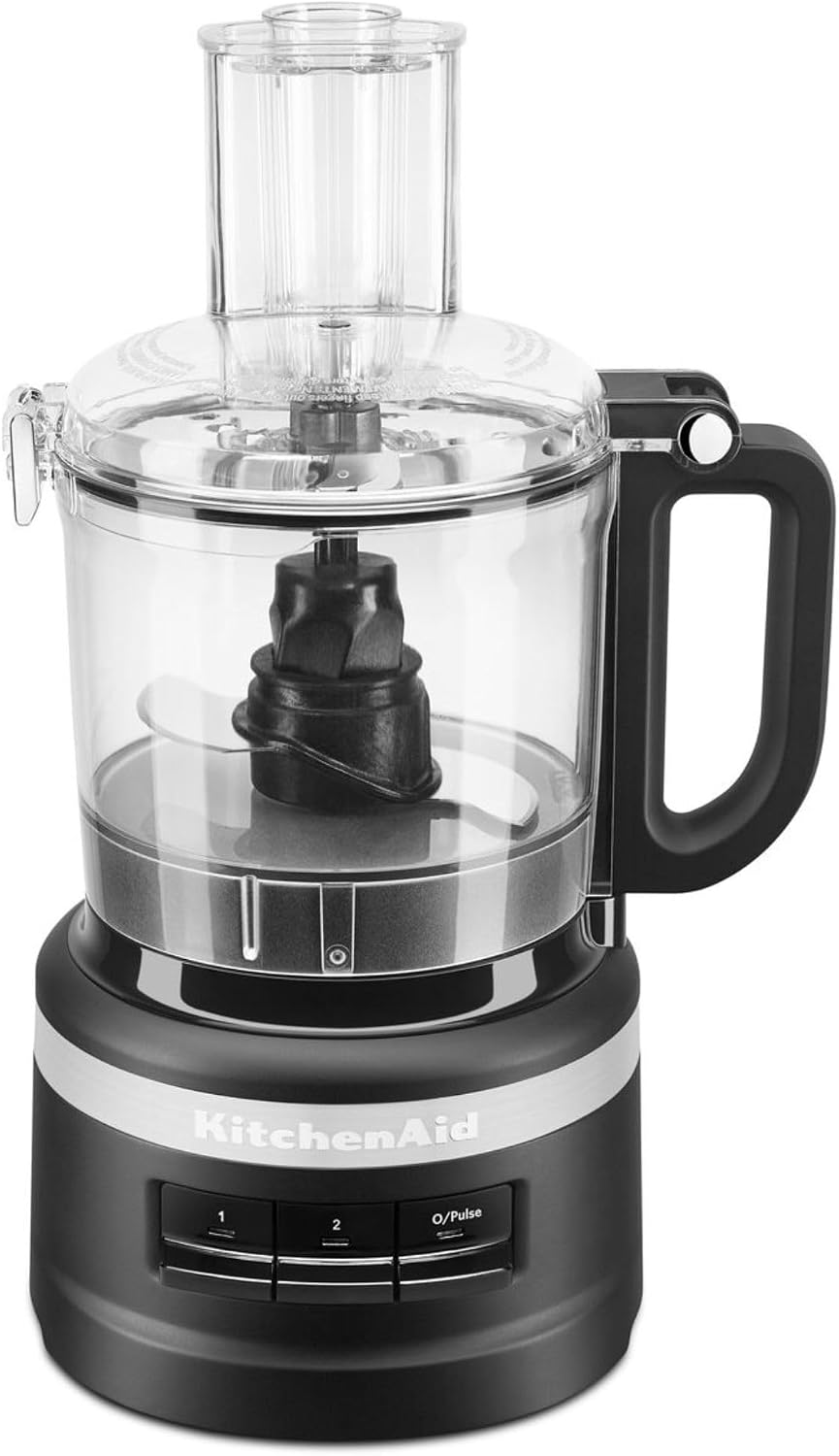 KitchenAid Food Processor, 1,7L Schüssel, 250 W, Kompakter Küchenmaschine mit 2 geschwindigkeitsstufen und Pulsfunktion, Zerkleinern, Kneten, BPA-Frei