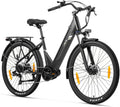 Touroll Urbano 3 27,5'' City E-Bike mit 70N.M Mittelmotor und 36V 13Ah Akku Pedelec Cityräder Elektrofahrrad, Erwachsene Herren Damen, 25km/h, 120km