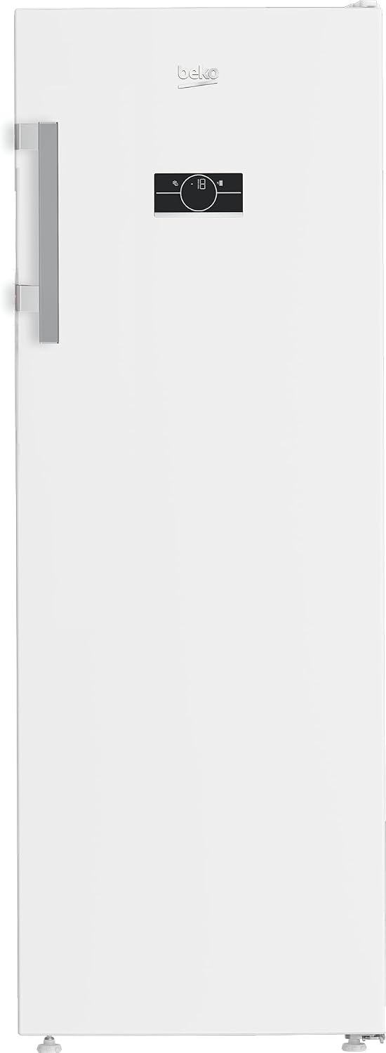 Beko B5RFNE295W Gefrierschrank freistehender Gefrierschrank, 260 l Gesamtrauminhalt, 38 dB, 5 Gefrierschubladen, 2 Gefrierfächer, NoFrost, Türalarm