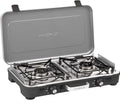 BRUNNER Camping-Kocher 2-flammig Gaskocher POWERKOOK 50mbar Druckminderer