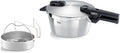 Fissler Vitaquick Premium/Schnellkochtopf (3,5 L, 2-Garstufen, Ø 22 cm) m. Einsatz, Edelstahl-Dampfkochtopf, Made in Germany, Induktion