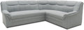 DOMO. collection Ecksofa Berlin, Schlaffunktion, Silber