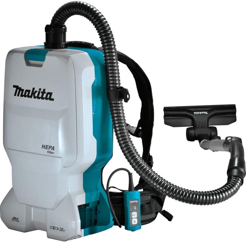 Makita Akku-Rucksackstaubsauger DVC660Z 2x18 V (ohne Akku, ohne Ladegerät)