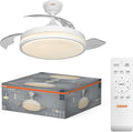 Osram LED-Deckenventilator Coromuel, 1065mm, CCT 3000/4000/6500K, 2600lm, 50.000h Lebensdauer, 60W, Fernbedienung inklusive, 115° Abstrahlwinkel