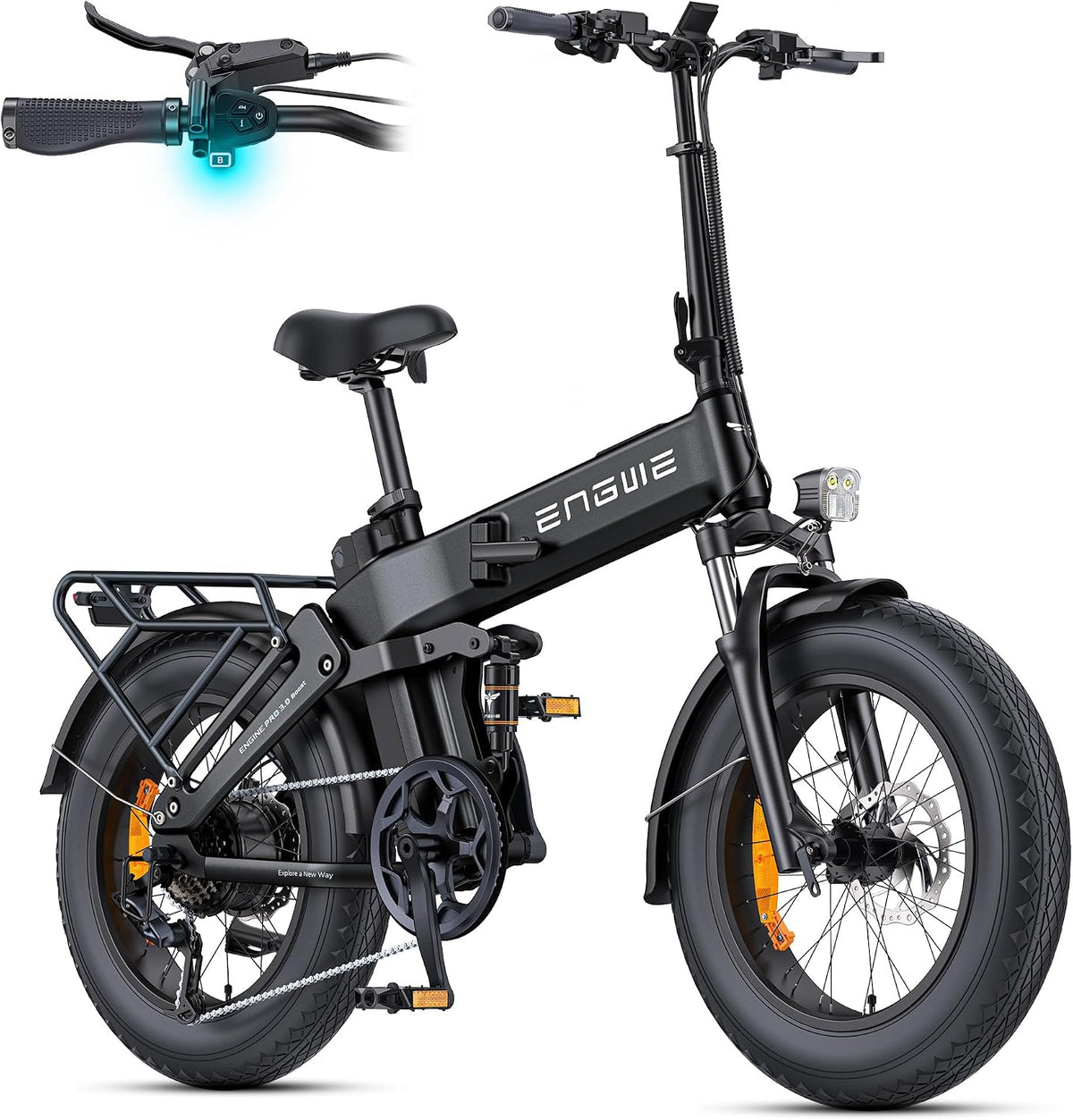 ENGWE E Bike Klapprad, 48V 15Ah Akku bis 130km, Engine PRO 3.0 Boost