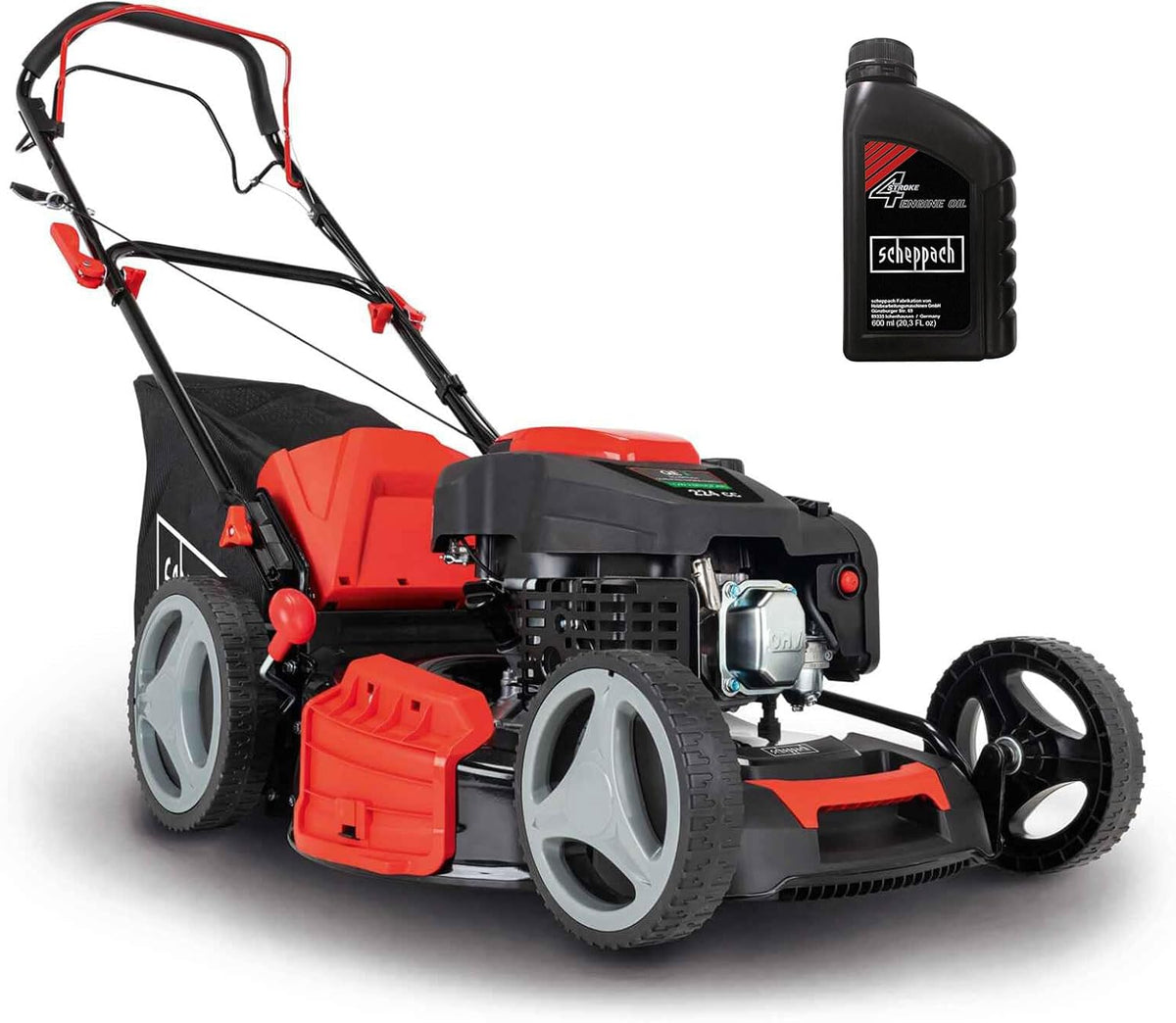 Scheppach Benzin Rasenmäher MS230-53 mit 53cm Schnittbreite & 6PS Leistung