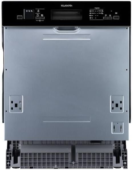 Wolkenstein WGSP14-6DTI Einbau-Geschirrspüler, 60 cm, Teilintegriert, 14 Gedecke, 6 Programme, Startzeitvorwahl bis 12 Stunden