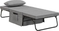 HOMCOM 4-in-1 Klappbett 75x190 cm Erwachsene Gästebett Klappbar mit Kissen