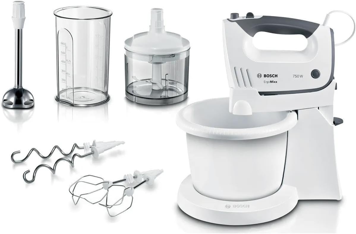 Bosch Mfq37490 Mixer Handmixer 750 W Grau, Wei? (mfq37490)