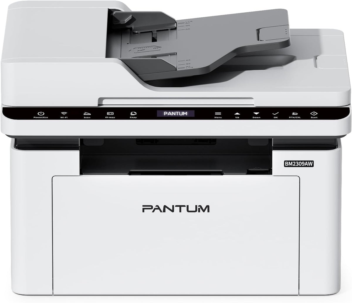 PANTUM BM2309AW Multifunktions-Laserdrucker, Drucken Scannen Kopieren 3in1 mit ADF, Inklusive 500-Seiten-Starter-Tonerkartusche BM2300AW, 20ppm, A4