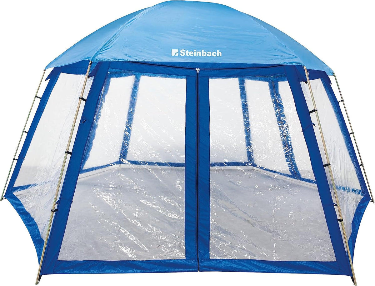 Steinbach Pooldach, Für Pools bis Ø 400 cm, 500 x 433 x 250 cm (LxBxH), 036420, Sonnenschutz