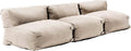 Oviala Gartenmöbel, 3-Sitzer, modular, Beige, Mixi
