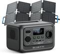 BLUETTI Elite 30 V2 Tragbare Powerstation mit 60W Solarpanel (Separat versandt), 600W AC Ausgang (1500W Power Lifting), 288Wh LiFePO4 Solargenerator