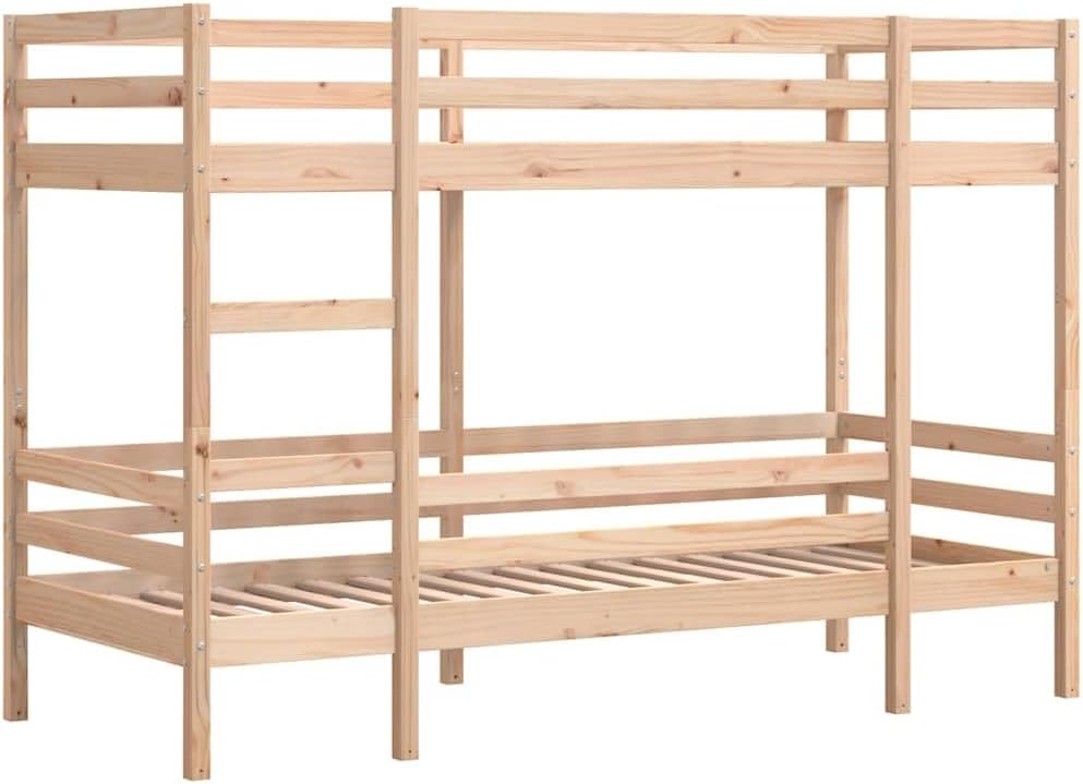 vidaXL Etagenbett 80x200 cm Massivholz Kiefer