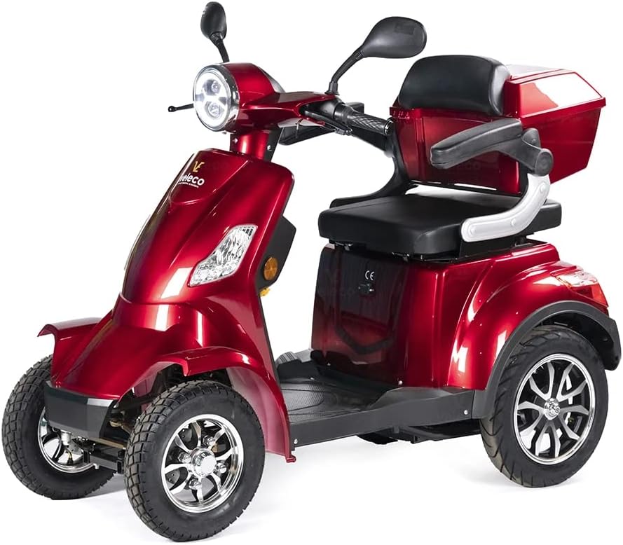 VELECO Seniorenmobil 4-Rad Elektromobil ElektroRoller 1000W FASTER