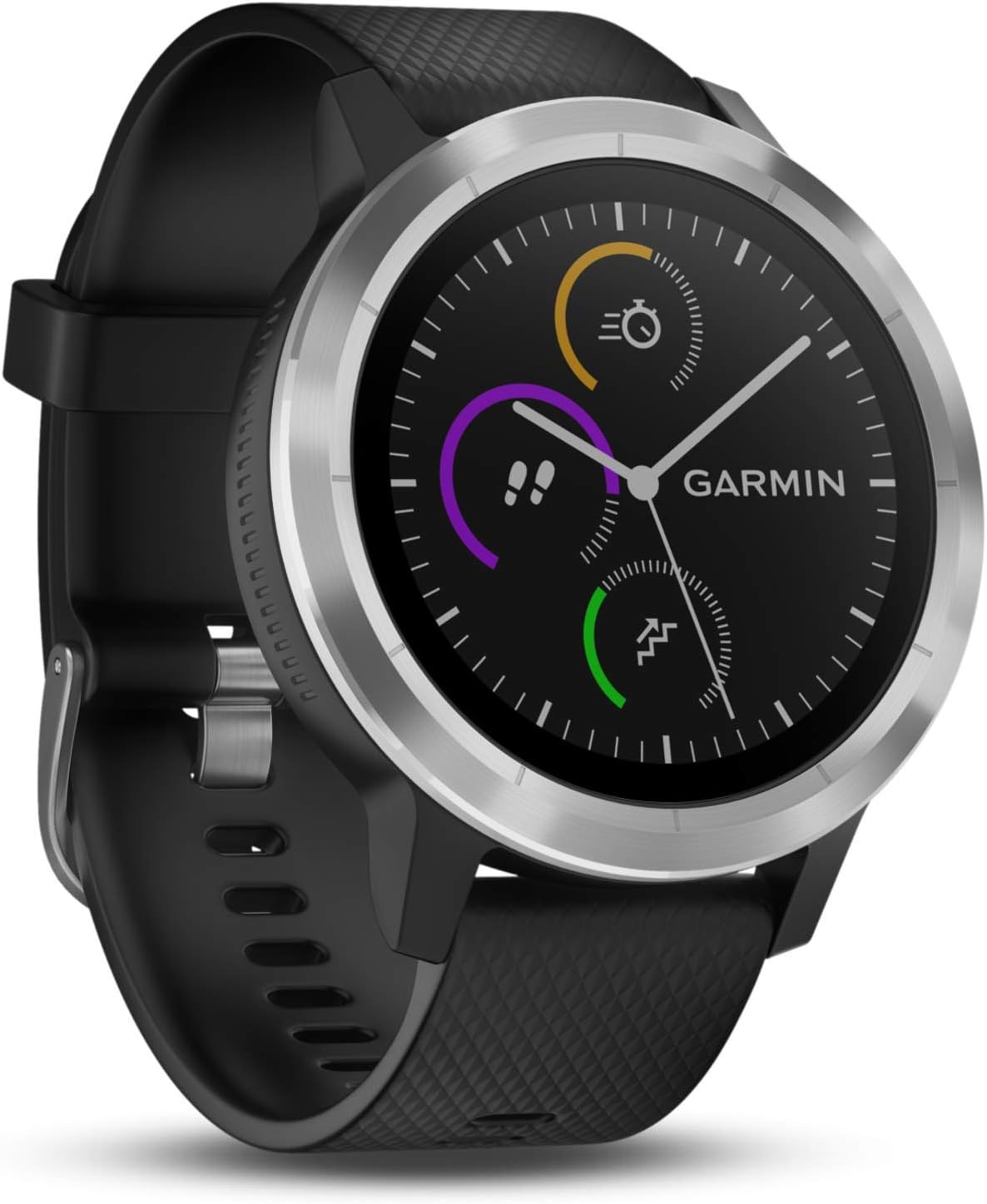 Garmin vívoactive 3 GPS-Fitness-Smartwatch, kontaktloses Bezahlen mit Garmin Pay, vorinstallierte Sport-Apps, GPS-Sensor