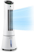 Klarstein Luftkühler mit Wasserkühlung, 5-in-1 Verdunstungskühler, Ventilator, Mobile Klimageräte Luftkühler 6L, Luftbefeuchter, 45 Watt Air Cooler