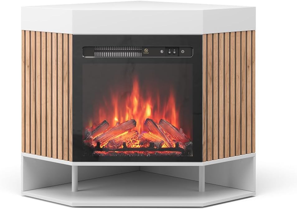 Vicco Elektrokamin Lynea, 100 cm, Weiß