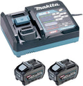 Makita » Power Source-Kit XGT 5,0 Ah « 1x Schnellladegerät, 2x 40 V Akkus