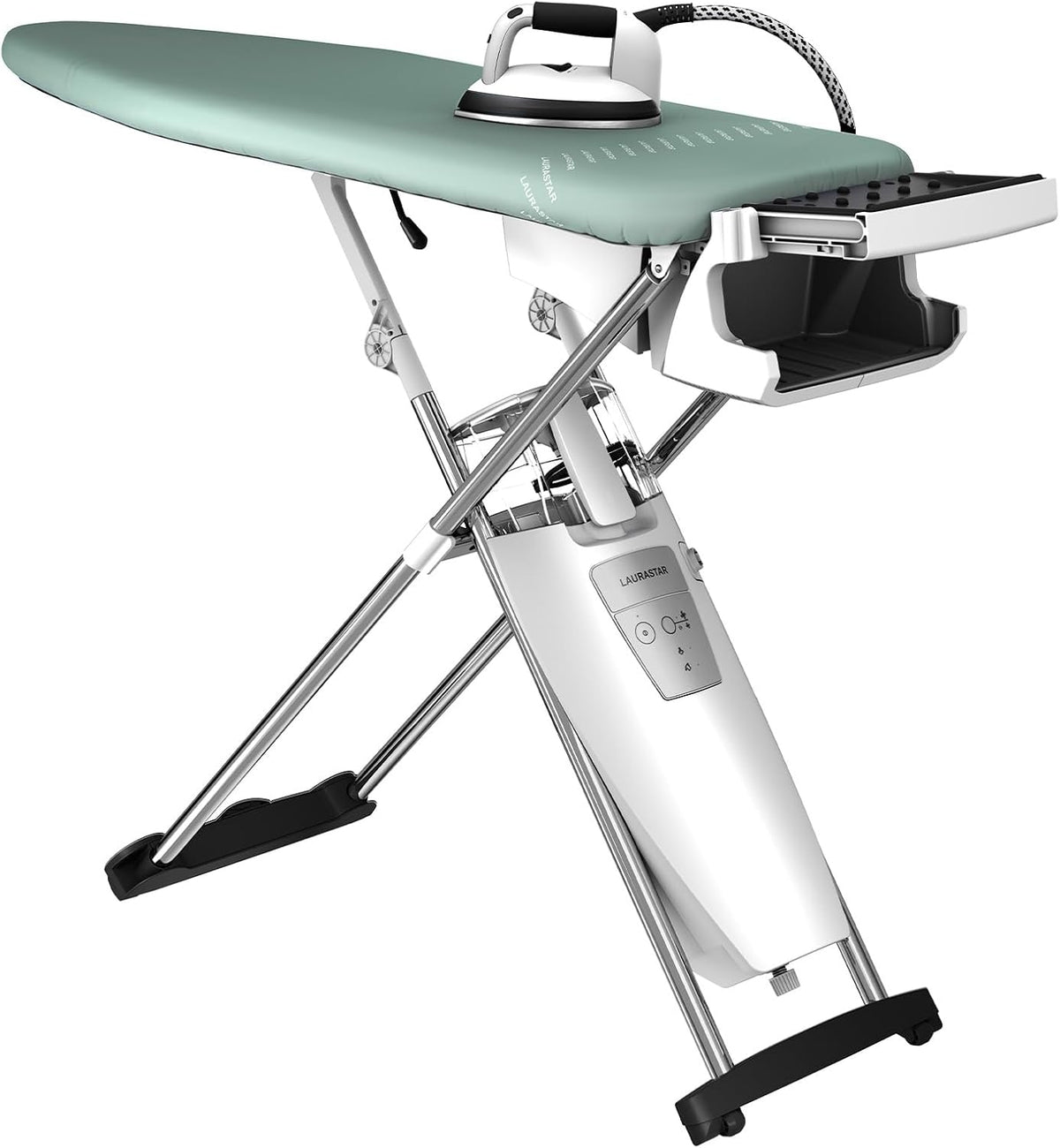 Laurastar S Pure Plus, Bügelsystem, Hygienischer Dampf, Eliminiert 99,9 % der Bakterien & Viren, Professionelles Bügeleisen, Aktivbügeltisch