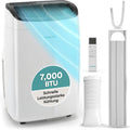 SereneLife Klimaanlage Mobil 7000 BTU, 49 dB, Kleine Klimaanlage für Zimmer bis 20 m², Entfeuchter & Ventilator, Kühlung