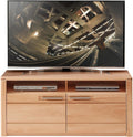 möbelando TV-Schrank >Nature One< TV-Lowboard in Kernbuche Teil-massiv FSC-Zertifiziert, 131 x 58 x 45 cm (B/H/T)