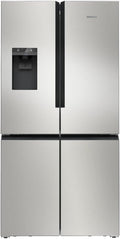 Siemens KF96DPPEA iQ700 Kühl-Gefrier-Kombination, 183 x 90,5 cm, 574 L Kühlen & 199 L Gefrieren, Beleuchtete Glasrückwand mit multiAirflow, noFrost