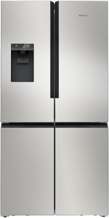 Siemens KF96DPPEA iQ700 Kühl-Gefrier-Kombination, 183 x 90,5 cm, 574 L Kühlen & 199 L Gefrieren, Beleuchtete Glasrückwand mit multiAirflow, noFrost