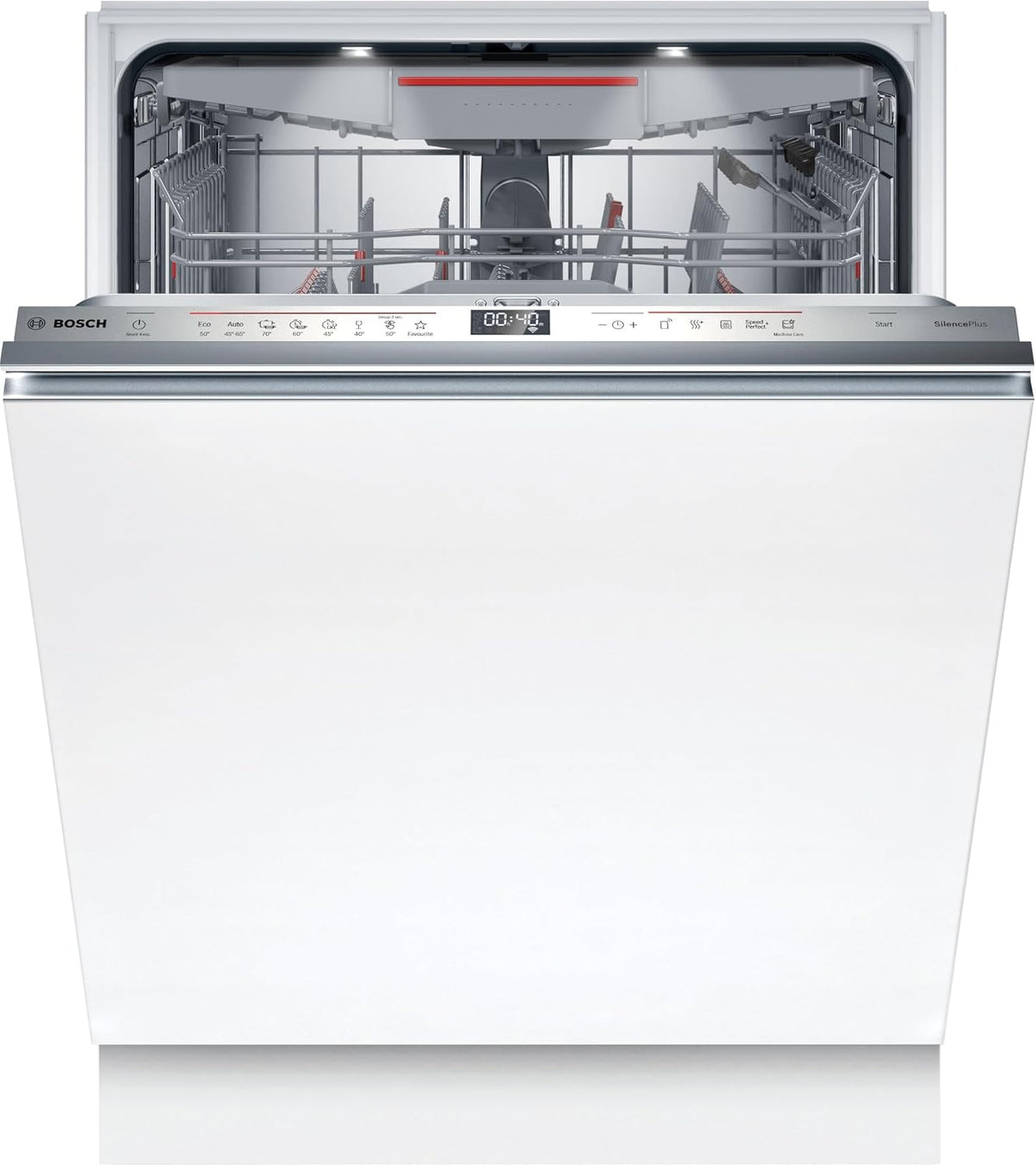 Bosch SMV6ECX10E Serie 6 Einbau-Geschirrspüler komplett versenkbar, 60 cm, Home Connect, Remote-Diagnose, EmotionLight