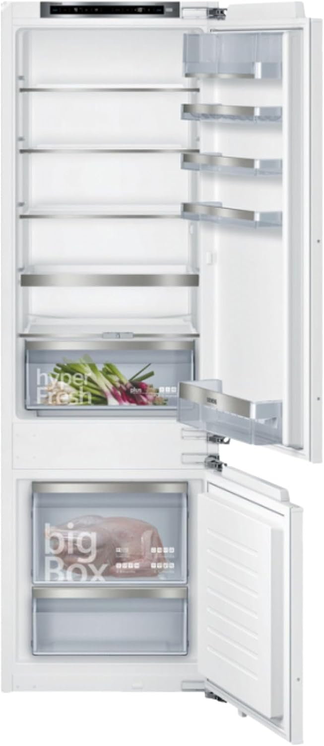 Siemens KI87SADE0 iQ500 Einbau-Kühlgefrierkombination/A++ / 225 kWh/Jahr / 270 l/lowFrost/hyperFresh Premium 0° / LED Beleuchtung