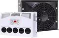 Elektrische Klimaanlage 12V/24V Käfig-Design Universal 12V/24V für LKW Wohnmobil Van Elektrische Klimaanlage,12V-Black