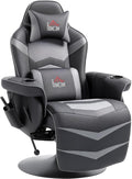 HOMCOM Relaxsessel Elektrisch Massagesessel mit Liegefunktion, Grau