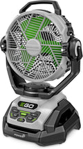 EGO Power+ FN1000 Oszillierender Ventilator mit 6 Geschwindigkeitsmodi, 25,4 cm, 3 Oszillationsmodi, 3 Nebelmodi, 1700 CFM, 20 MPH