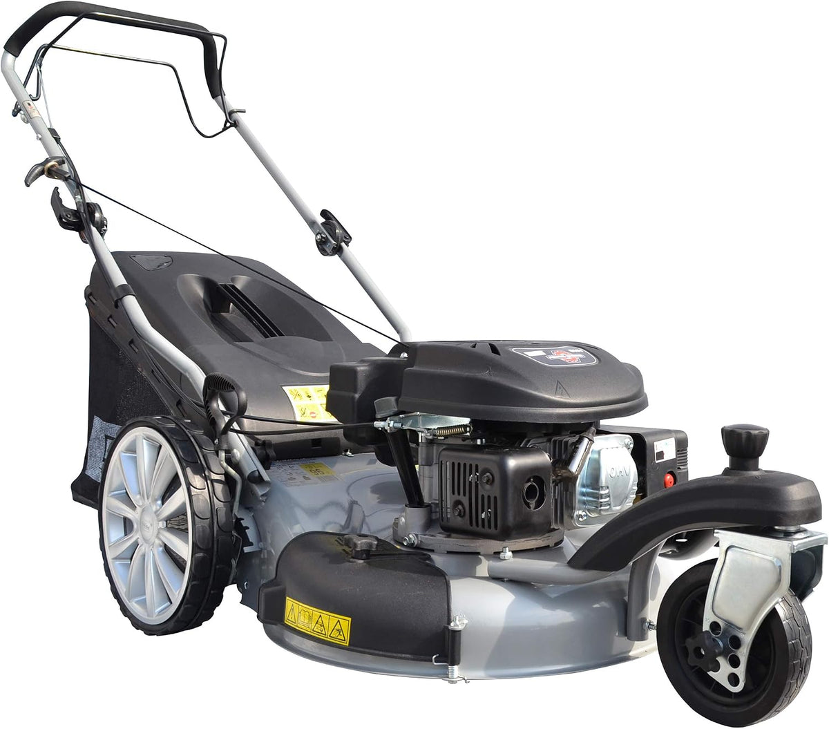 GÜDE Rasenmäher Benzin mit Antrieb Premium Big Wheeler Trike 515 D mit Radantrieb 4in1, 51cm Schnittbreite, 4-Takt, 196ccm, 5,03PS, 65l, 6-Fach