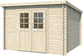 Holz Gartenhaus Blockbohlenhaus CA2974