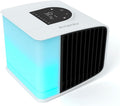 Kühlventilator für Schreibtisch, Kleiner Eisventilator für Zelt, Tragbare Klimaanlagen, Mini-Sumpfkühler, Verdunstungsluftkühler, Evasmart Weiß