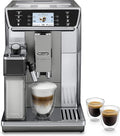 De'Longhi PrimaDonna Elite ECAM 656.55.MS Kaffeevollautomat mit LatteCrema Milchsystem, 3,5 Zoll TFT Touchscreen Farbdisplay & App-Steuerung, silber