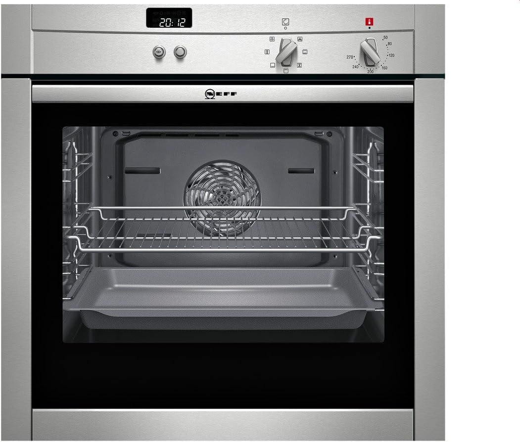 NEFF Mega SHM 4442 N Backofen Elektro, 67 L, Duo-Backofensystem mit 6 Betriebsarten, A, Edelstahl
