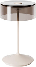 SIGOR Numotion, IP54 spritzwassergeschützt, Höhe 26,5 cm, aufladbar mit Easy Connect, Dimmbare LED Akku-Tischleuchte Indoor & Outdoor, dünenbeige