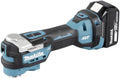 Makita DTM52T1JX2 Akku-Multifunktionswerkzeug 18V / 5,0 Ah, 1 Akku + Ladegerät + 44-teiliges Zubehör-Set im MAKPAC, Petrol